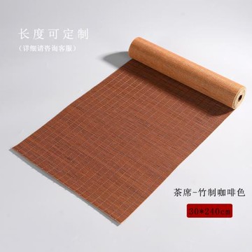 茶席墊子功夫茶具配件大全吸水干泡墊日式茶盤墊茶墊竹席桌旗桌巾