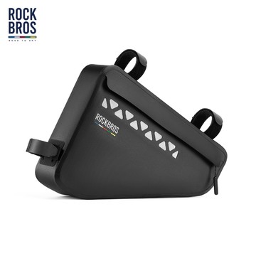 ROCKBROS 2L 全防水自行車三角架包防污耐磨自行車管收納袋,適用於公路 MTB 騎行通勤