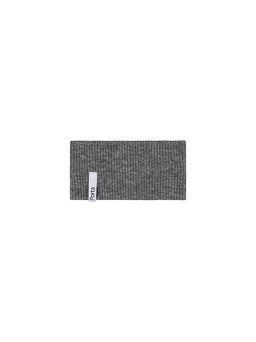 PORTA LOGO RIBBED KINT HAIR BAND, GREY