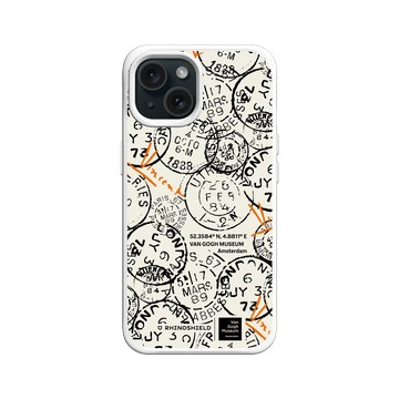 iPhone 15 SolidX 白 - Van Gogh Museum - 印章 - 圖案