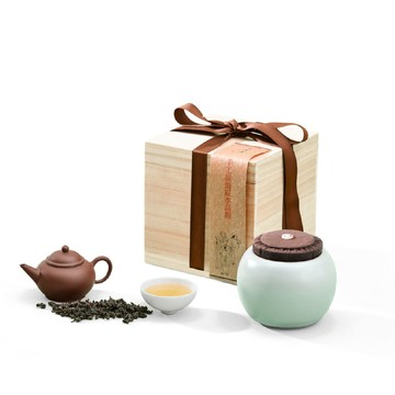 【2026中秋禮盒｜存茶】團團茶倉+2011手工炭焙紅水烏龍120g-王德傳