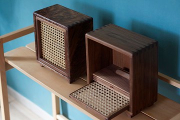 003_mei 胡桃木線香盒子