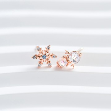 冬季慶典耳環(J044L0Q01AK) - JUJURY