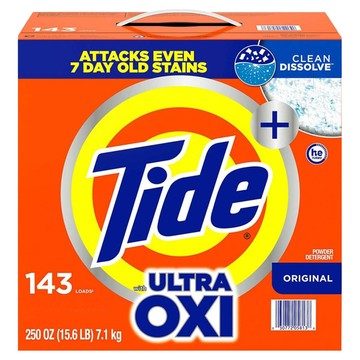 Tide 濃縮OXI亮白護色洗衣粉  7.1kg  1個