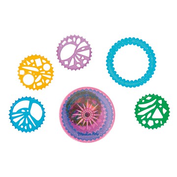 Moulin Roty 趣味圈圈繪圖板  1組  彩色的