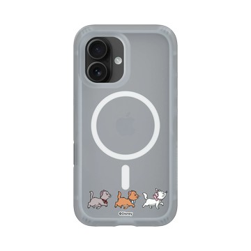 iPhone 16 AirX 流變灰 - 迪士尼-經典系列 Disney Classics - 貓兒歷險記 - 瑪麗、杜洛斯和柏里歐
