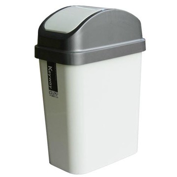 KEYWAY天使6L附蓋垃圾桶228*146*335MM【愛買】【Cube卡+APP下單最高10%回饋】