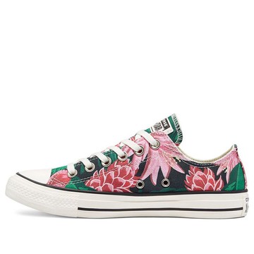 Converse basse clearance fleurie