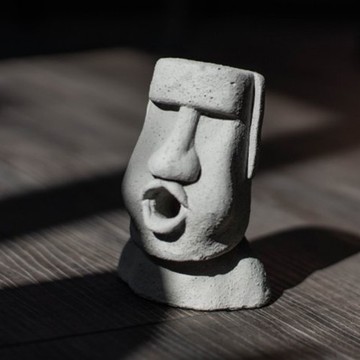 曙MUSE｜嘟嘟嘴摩艾擺飾