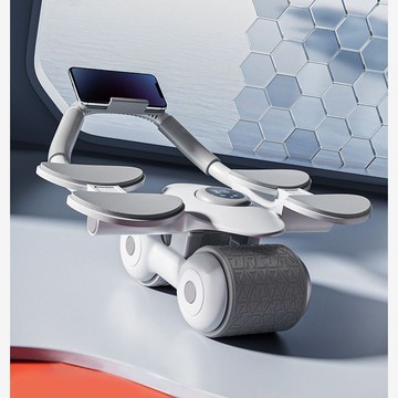 精選好物健腹輪自動回彈雙肘撐收腹卷腹運動練腹肌健身器材家用男女健身器