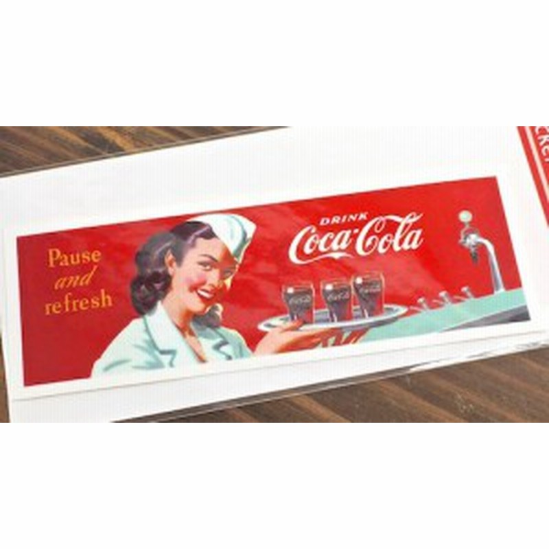 アメリカン雑貨 コカコーラ グッズ ステッカー Pause Hs05 通販 Lineポイント最大1 0 Get Lineショッピング