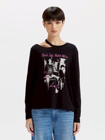 女款 長袖T恤 ROCK&ROLL系列 領口抓破 長T 熱賣單品