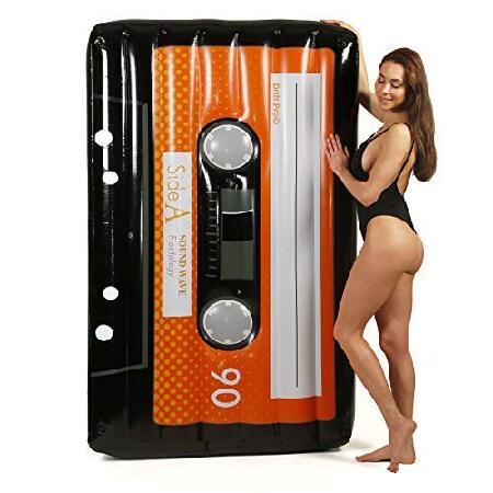 Loteli Mixtape Cassette Tape Pool Float: Large Floats for Adults and Kids