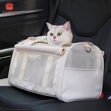 免運 貓包 寵物包 便攜外出包 貓包外出便攜包手提斜跨大容量狗狗貓咪外出包透氣可折疊絕育包 pd6141