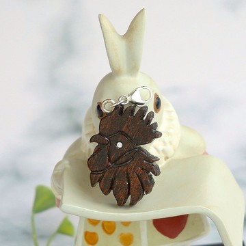 手工木製吊飾 十二生肖 雞 吊飾  禮物訂製