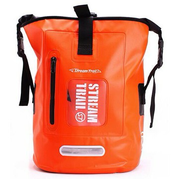 日本 《Stream Trail》 Dry Tank DX 18L防水後背包(火焰橙)