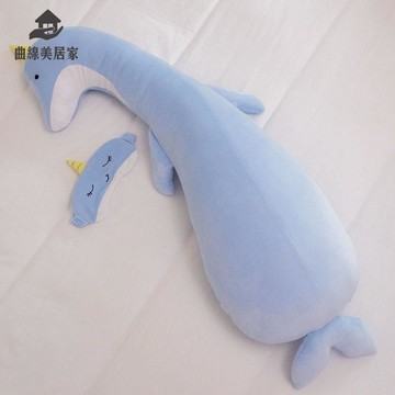 免運開發票 抱枕 玩偶 公仔 大鵝長條抱枕女生睡覺毛絨玩具公仔玩偶娃娃床上夾腿抱睡超軟兒童 八折下殺ly12h