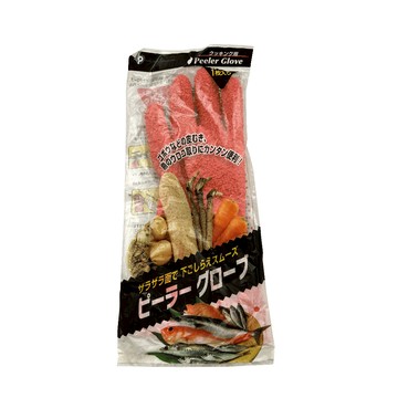 Gokirei 磨擦手套 右手款 1入 蔬菜去皮 去除魚鱗 摩擦食材 日本製 A01