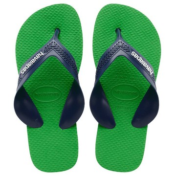 havaianas 哈瓦士 巴西人字拖 兒童款 Max 綠底藍帶 涼鞋 拖鞋 夾腳拖 海灘鞋＊夏日微風＊