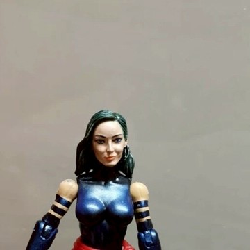 1/18 3.75北極星小姐姐頭雕兵人頭雕