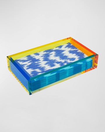 Lucite Guest Towel Tray