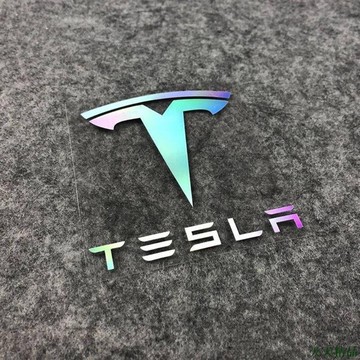 天天酷炫🎓車貼 特斯拉標誌貼畫 電動汽車標誌貼紙 鏤空TESLA 電動車電腦箱包貼紙 個性 潮流 防水防晒
