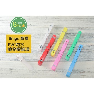 賓購 PVC防水環套標籤(100張) 花卉植物標籤 園藝蘭花標籤 苗木標籤 無花果標籤 果樹標籤 草莓苗標籤 藍莓苗標籤