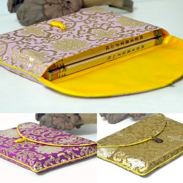 大小號拉鏈款經書袋經文佛經收納袋抄經包經法寶法本保護袋包裝袋