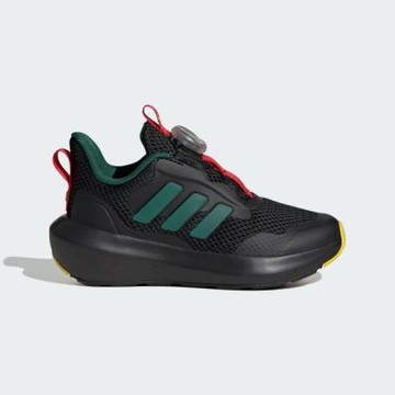 Adidas Fortarun 3.0 Boa K [JI2197] 中童 運動鞋 慢跑鞋 無鞋帶 舒適 緩震 黑綠紅