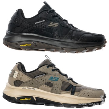 Skechers 越野跑鞋 男鞋 防水 EQUALIZER 5.0 TRAIL 黑/卡其棕【運動世界】237790BBK/237790DKTP