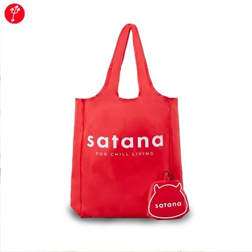【satana】小惡魔頭購物袋-紅色