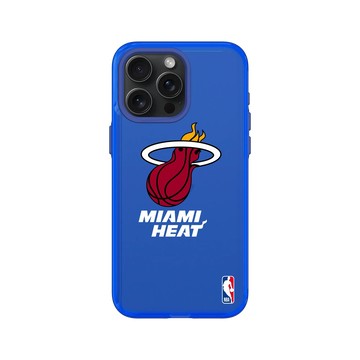 iPhone 15 Pro Max Clear 激光藍 - NBA - Logo-邁阿密熱火 Miami Heat - Light