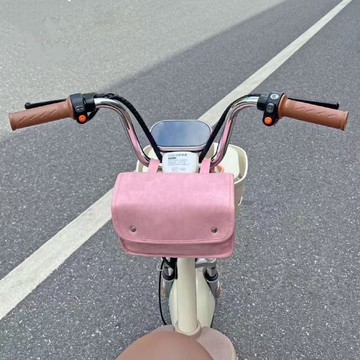 🔥桃園出貨🔥電瓶電動車復古配件愛瑪九號小牛裝飾前置置物兜防水收納掛包