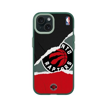 iPhone 15 Clear 憂墨綠 - NBA - 熱血系列-多倫多暴龍 Toronto Raptors - Sweat and Tears