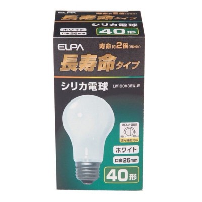 まとめ） ELPA 耐震電球 40W E26 クリア EVP110V40WA55C 〔×35セット〕-