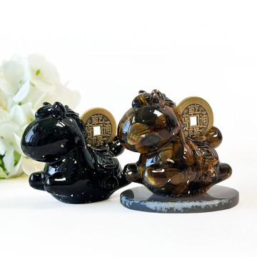 【快速出貨】水晶馬 招財 馬上有錢禮盒組 |  生日禮盒