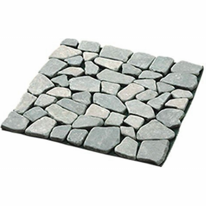 おしゃれ ガーデニング Diy 雑草防止 簡単 便利 主婦 組み合わせ 雑草が生えないオシャレな天然石マット6枚組 通販 Lineポイント最大0 5 Get Lineショッピング