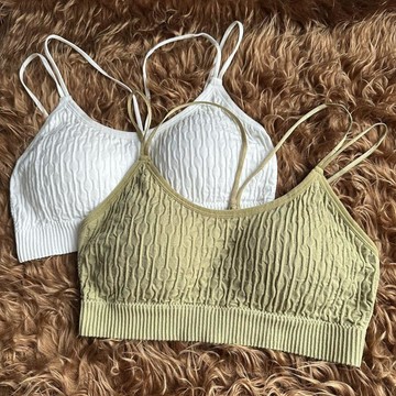 7268 位回頭買家🤩新款少女美背蛋白一體固定胸墊裹胸女學生抹胸吊帶無鋼圈運動內衣RFHQ