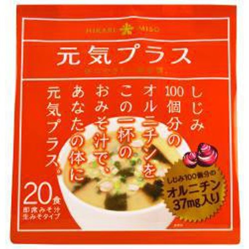 ひかり味噌 元気プラスオルニチン入りみそ汁 20食×6入