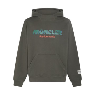 Moncler Genius Salehe Bembury - Green Cotton Logo Sweatshirt
