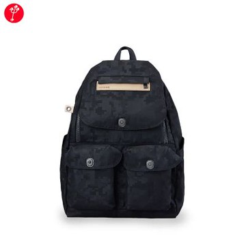 【satana】Soldier 多功能拉鍊後背包-城市光影-SOS1465-729