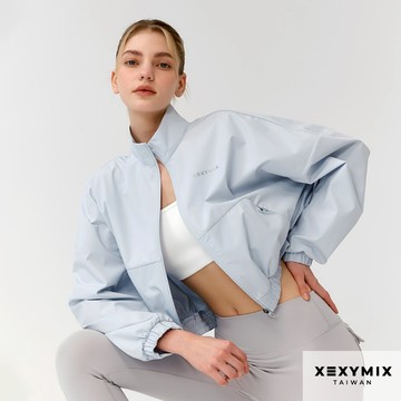 XEXYMIX Hot Burning 輕量爆汗高領短版外套 XFK1JL1003 共3色 抗UV 運動 JL1003