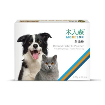 木入森 寵物魚油粉 30包【詠晴中西藥局】 Omega-3 EPA+DHA 低腥味 貓魚油 狗魚油