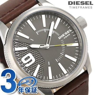 ディーゼル 時計 メンズ Diesel 腕時計 Dz1802 ラスプ 47mm グレー ダークブラウン 通販 Lineポイント最大get Lineショッピング