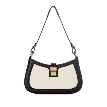 韓國ZURI BAG | 帆布黑色 | 法棍包 | 側背包 斜孭袋