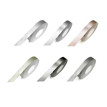 裝飾壁貼/玻璃貼 英倫家居 自黏收邊條二入 寬2cm 6款任選 金屬 PVC 木工包邊條