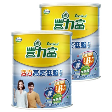 Fernleaf 豐力富 活力高鈣低脂奶粉  1.5kg  2罐