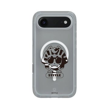 iPhone Air AirX 流變灰 - 老高與小茉 - 抬頭星人系列-法老王黑白款