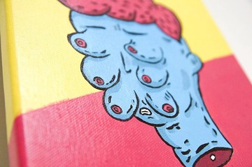 單細胞男 / 禮物 / 無框畫 / (附掛勾) / 25.5x17.5cm【小型】