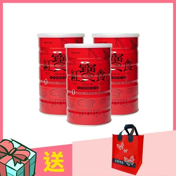 紅寶食 沖泡穀蔬飲600g 3罐
